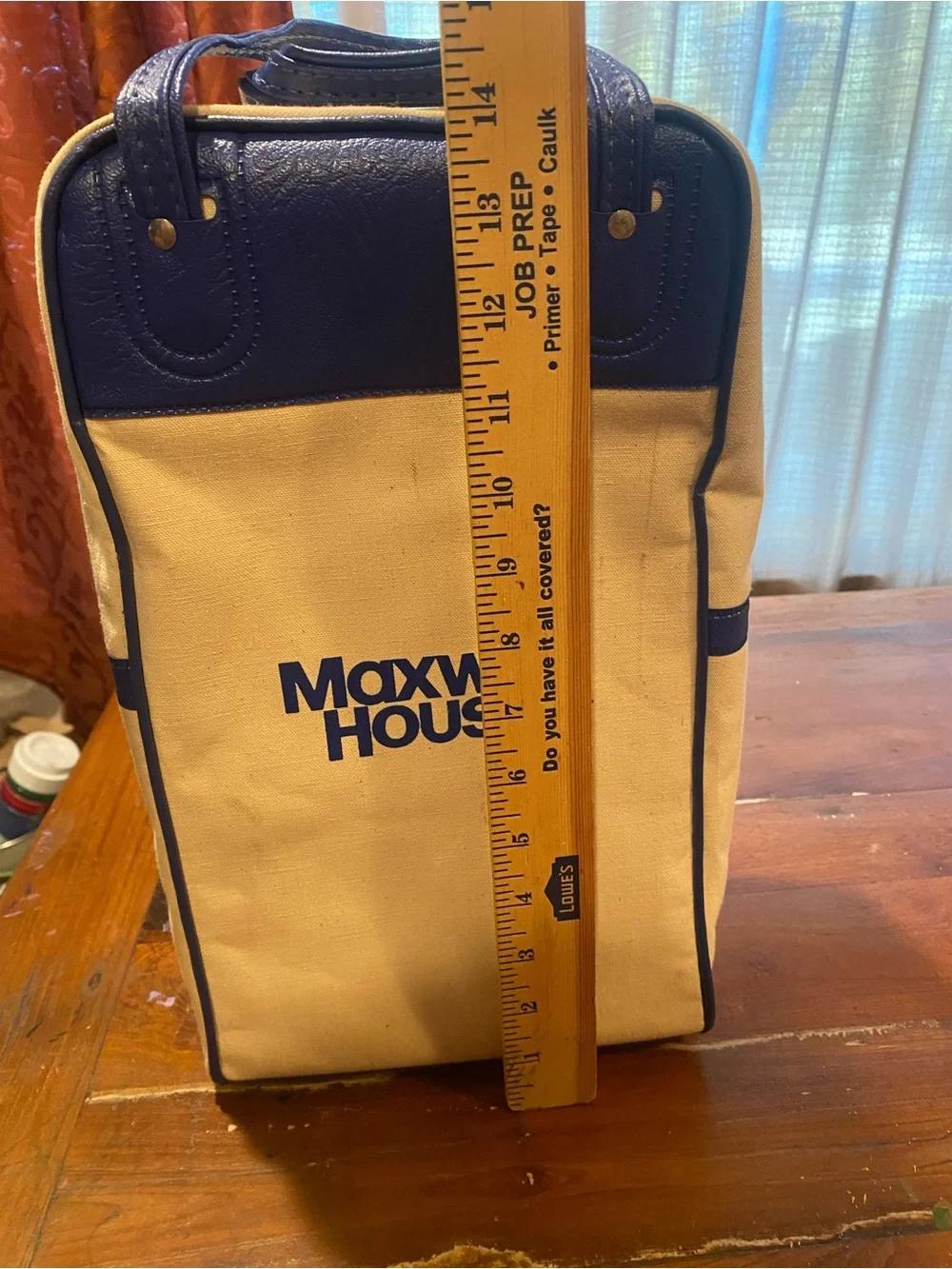 Maxwell House 70s Bag in Cream and Navy